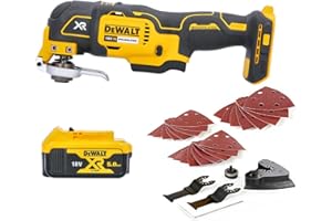 DEWALT DCS355N 18V Oscillating Multi-Tool with 5Ah DCB184 Battery