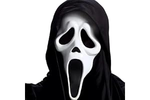 Teouas Ghostface mask, halloween skräck scream mask, scream mask
