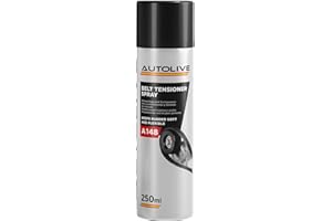 AUTOLIVE GROUP AUTOLIVE Spray para Correas Antideslizante de Correas 250 ml - Spray Correas de Transmisión – Antichirridos y Antideslizante – Protege contra Desgaste y Prolonga la Vida Útil del Cinturón