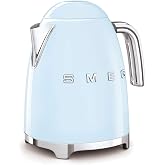 Smeg Elektrikli su ısıtıcısı KLF03PBEU, 2400, metal, 1,7 litre, pastel mavi