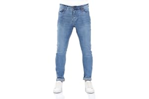 riverso Męskie spodnie jeansowe RIVToni Tapered Fit spodnie dżinsowe bawełna denim stretch czarno-niebieskie szare w29 w30 w31 w32 w33 w34 w36 w38 w40