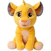 Simba, 6315870070, Nicotoys Lion King Simba Peluş Fig&uuml;r&uuml;, &Ouml;zel ve Detaylı Tasarım, Dayanıklı Kumaş, 25 Cm