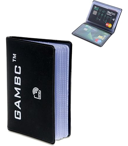 Custodia Protettiva RFID Per EPerso E Carte Di Credito | Formato 69.5x97mm | Protezione Contactless | Colore Nero
