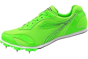 Zeihyeurus Spikes Leichtathletik Kinder,Leichte Spikes Laufschuhe,Herren Damen Leichtathletikschuhe,Atmungsaktive,Tragen Geeignet,Herren Damen Und Kinder,Wettkampf-Lauftraining Weitsprung Sneaker