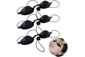 halit 3Pcs Sunbed Goggles,Sunbed Eye Protection,Eye Protection Goggles Silicone Sunbed Goggles For Protection Uv & Infrared Light Resistanti Sunbed Tanning Eyebrow Tattooing Teeth Whitening