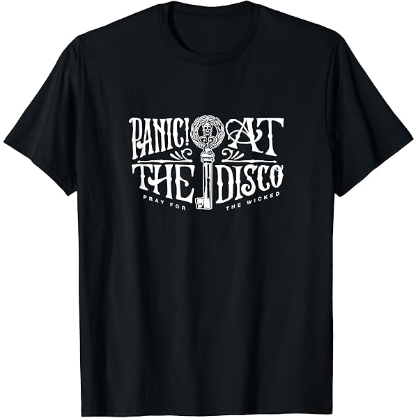 Panic! At The Disco Tシャツ ブラック Panic! At The Disco - Symbol Logo T-Shirt : Amazon.co.uk