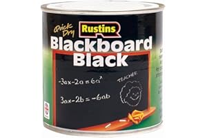 Rustins Blackboard Black Paint 250ml