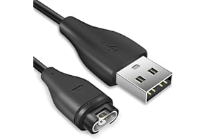 AXFEE Ładowarka kompatybilna z bransoletką Garmin, kabel do ładowania USB, zapasowy zegarek, adapter do ładowania, kompatybilna z Garmin Fenix 7 7S 7X, 6 6S 6X, Fenix 5 5S 5X