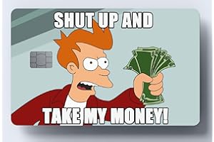 WORKIRAN Meme Card Sticker | Sticker for Transportation, Key Card, Debit Card,| Covering & Personalizing Bank Card | No Bubble, Slim, Waterproof Card Cover