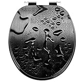 Die Toilettendeckel mit den stabilen ABS-Schanieren sind robuster, sicherer und bruchfester als bei herkömmlichen Klobrillen, auch bei schiefem Aufsetzen.