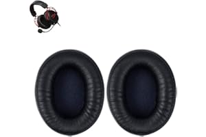 SINDERY Zamienne nauszniki poduszka piankowe nauszniki części pokrowiec kompatybilny z zestawem słuchawkowym Kingston HyperX Cloud Alpha Pro.