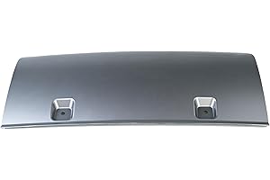 HEBSTW Hintere Stoßstangen-Abdeckung für Anhängerkupplung, platingrau, kompatibel mit Audi, kompatibel mit Q7 2010, 2011, 2012, 2013, 2014, 2015, 2016+