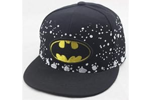 AJSJ Children'S Bat Superman Embroidered Baseball Cap Hip Hop Street Dance Caps Outdoor Sports