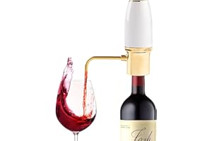 JOQINEER Aérateur de vin électrique verseur distributeur de vin automatique bec verseur avec USB rechargeable, carafe à vin électrique et verseur de vin, meilleur cadeau pour les amateurs de vin