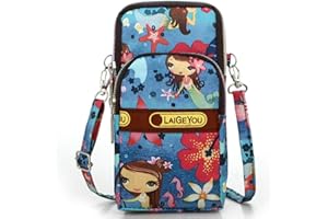 WATACHE Fitnessstudio Fitness Handytasche Schlüsselhalter für iPhone 13 Pro/12 Pro/Xs Max/XR, Galaxy S10 Plus, Huawei P30 Pro (Blume#3)