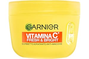 Garnier Vitamin C Fresh and Bright Sorbet Moisturizing Anti-Stain Cream with Fresh and Ultra Light Texture with Niacinamide and Vitamin C Vegan Formula 85ml