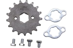Trkimal Pignone Catena Anteriore Per 50 cc, 70 cc, 90 cc, 110 cc, 125 cc, Dirt Pit Bike, Mini Bike, TaoTao, Roketa, Coolster, Sunl, Lifan, Loncin, ATV, Quad, 4 ruote, ciclomotori (420-17T, 20mm)