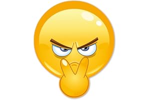 Autocollant younikat Smile "see you" I 20 cm jaune I sticker drôle pour valise colocation réfrigérateur porte poubelle camping-car autocollant pour voiture I résistant aux intempéries I kfz371