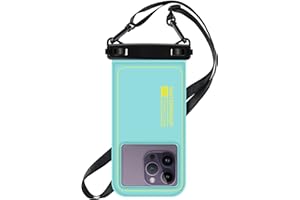 MR.LUYU wasserdichte Handyhülle, IPX8 Schwimmend Wasserfeste Handytasche Unterwasser Handyhülle für iPhone 15 Pro Max 14 Pro 13 12, Samsung S24 S23 S22, Huawei, xiaomi, bis zu 6,7 Zoll