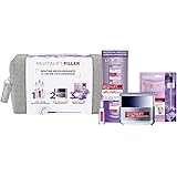 L'Oréal Paris - Revitalift Filler - Coffret Routine Anti-Âge Revolumisante - À l'Acide Hyaluronique Pur - Cure Ampoules 7 Jou