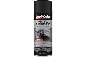 Dupli-Color HVP106 Vinyl and Fabric Coating Spray Paint - Flat Black - 11 oz Aerosol Can