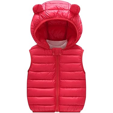 Gilet Imbottito Bambini Con Cappuccio E Orecchie - Mud Kingdom, Cotone - Foto 12