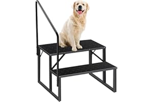 FRUYYZL Escabeau 2 Marches avec Poignée, RV Escabot Marche Antidérapants du Baignoires, Marche Pied Camping Car Sécurité Max 300kg, Marchepied Echelle pour Spa/Porche/Animal/Mobile Home