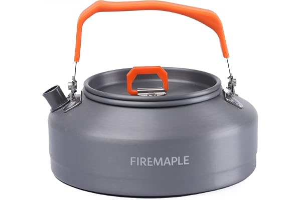 Fire-Maple FMC-T3 Bouilloire pour Camping et Randonnée Pique-nique Ultraléger Portable, en Aluminium Anodisé Dur, Facile à Nettoyer, Théière et Cafetière.