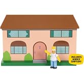 Disney Simpsons Oturma Odası Diorama House Oyun Seti, 2,5 İn&ccedil; &Ouml;l&ccedil;ekli Homer Aksiyon Fig&uuml;r&uuml; ve Aksesuarları
