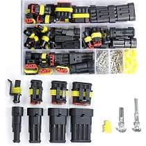 Connecteur Électrique Étanche 8 Broches - Kit Voiture, Moto, Bateau, Imperméable Et Fiable