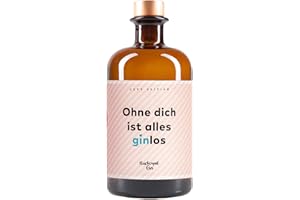‎CRAFT CIRCUS FLASCHENPOST GIN - Ohne dich ist alles ginlos - Handmade Deutscher Premium Gin mit warmen Noten von Vanille und Tonkabohne - Love Edition (0,5l)