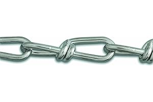 Chapuis LVBV2 Catena annodata Victor - Acciaio zincato - 50 kg - Diametro 2 mm - Lunghezza 2,5 m