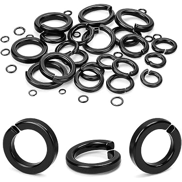 Lionel O Gauge Black Horseshoe Retaining Washer – 3/8" W X 3/16" ID – 480-18 (24 Pack)