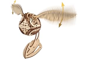 UGEARS Vif d'or Harry Potter – Puzzle 3D en Bois à Assembler – Modèle mécanique pour Adultes et Adolescents – Kit de Construction Original inspiré de l’Univers Magique