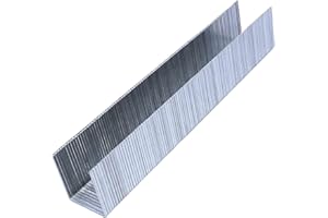 VIDOELETTRONICA Set 1000 graffette - per pistola sparachiodi -per spillatrice manuale- accessorio di cucitrice - in acciaio dimensione 11.3 mm spessore 1.2mm (8mm)