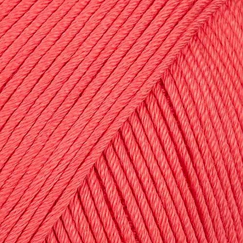 Rico diseño Essentials Doble Hilo de Punto, 100% algodón, Azalea