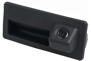 LIEBMAYA 170 degree Car Trunk Handle Backup Camera Rear View HD Camera parking camera for Audi A4 A5 S5 Q5 for VW for Tiguan for Golf for Touran for Jetta Sharan Touareg