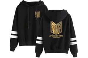 Silver Basic Giapponese Anime Anime Manga Cosplay Scout Legion Felpa con Cappuccio a Maniche Lunghe