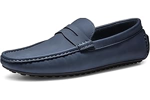 Bruno Marc Men's Penny Loafer Slip-on Suede Driving Shoes