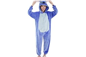 CLOUDKIDS Y-BOA 1Pc Pyjama Combinaison Coton Femme Taille S Forme, Bleu, Taille S