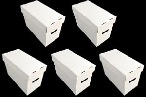 5x Docsmagic.de Short Comic Storage Box - 19.4 x 27.6 x 39.4