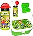 Produktbild alles-meine.de GmbH 2 tlg. Set _ Lunchbox / Brotdose & Trinkflasche -  Fußball & Fußballspieler ..