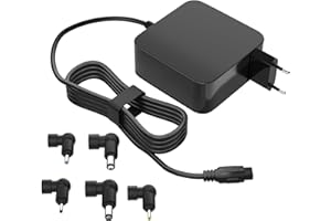 APCSTYLE 65W Chargeur Universel pour ASUS Ordinateur Portable VivoBook/ZenBook 13 14 15 17 S14 S15 17 PC,Notebook Lenovo IdeaPad Replacement,avec 5 connecteurs différents