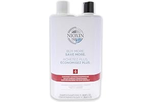 Nioxin System 4 balsamo detergente e per terapia del cuoio capelluto, due flaconi da 1 L