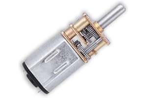 NIIYEN Getriebemotor, GA12-N20 DC6V 100 U/min Drehzahlminderungsgetriebe Gleichstrommotor mit Metallgetriebe, elektrischer Mikrodrehzahl-Untersetzungsgetriebemotor mit hohem Drehmoment