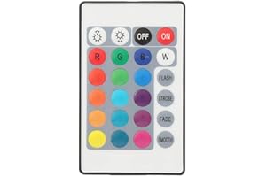 CUTULAMO Kontroler światła taśmowego LED, kontroler LED, łatwa obsługa, pilot taśmowy świetlny, przenośny 5-24 V, zaawansowane układy sterujące do różnych lamp (długość kabla 0,5 m)