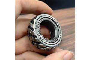 T-Conceal EDC Fidget Slider Stressabbau für Erwachsene - Magnetisches Metall ADHS Casual Ringe Haptische Münzblöcke
