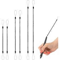 12 Cordons Élastiques Pour Stylet Tablette 24cm - Anti-Perte Rétractable Pour Écran Tactile