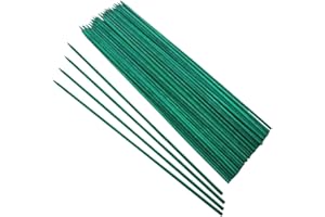 LAWALEISHE 50pcs Plant Support Stick,Plant Root Support Bamboo Wooden Canes, Flower Support Pole, Plant Support Garden Stakes, 30cm Sticks for Straightening and Securing Plant Stems