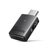 UGREEN LE Audio Bluetooth 6.0 Transmitter USB C Bluetooth Audio Adapter | Low Latency Supports Auracast Unicast for Switch 2